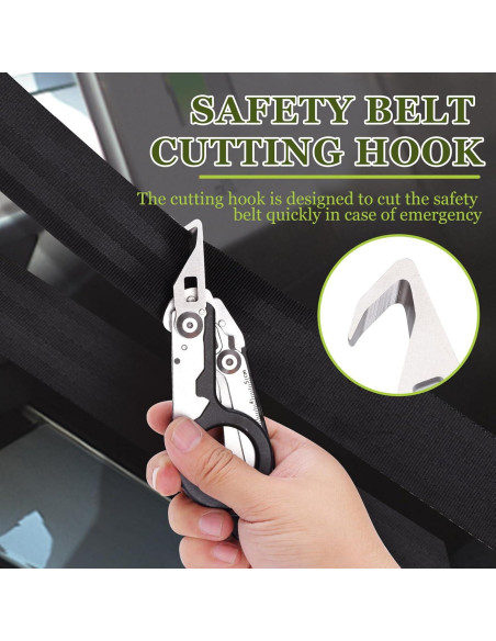 Tijeras de Trauma UARMU 6 en 1 Plegables con Funda - Acero Inoxidable