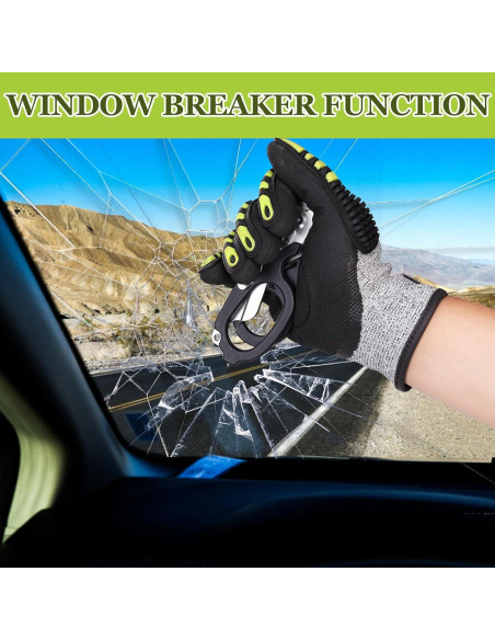 Tijeras de Trauma UARMU 6 en 1 Plegables con Funda - Acero Inoxidable