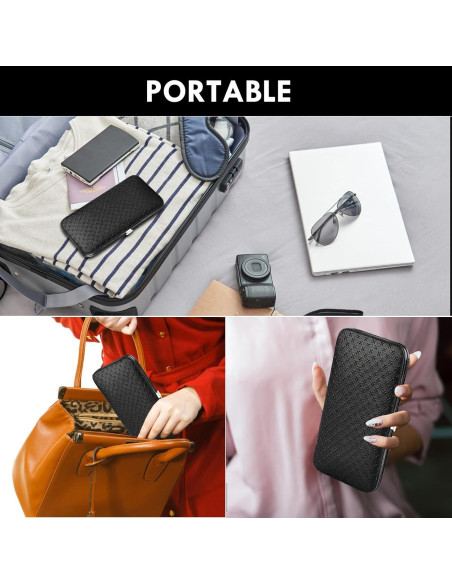 Juego de Manicura 19 en 1 Tranchou - Acero Inoxidable Negro