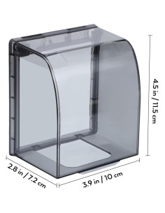 Cubierta de Enchufe Eléctrico Ciieeo Impermeable Tipo 86 2