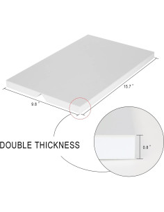 Protector de Pared de Garaje GUEQUITLEX 400x250mm Amarillo/Negro 2