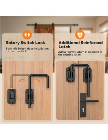 Cerradura de bucle para puerta corrediza SecureLatch 6.35x2.54cm