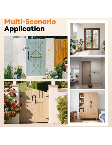 Cerradura de bucle para puerta corrediza SecureLatch 6.35x2.54cm