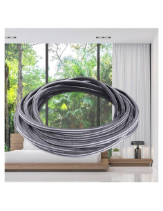 Tira de Sello de Ranura Zjclx 5m x 8mm Gris para Puertas y Ventanas