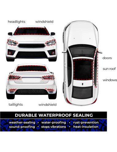 Cinta de Sellado de Butilo VViViD 5/16" x 5.5m para Automóviles