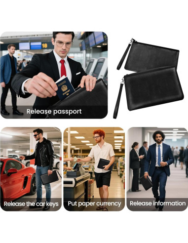 Bolsa de Dinero Ignífuga Quctak 26.67x17.53cm 2pcs