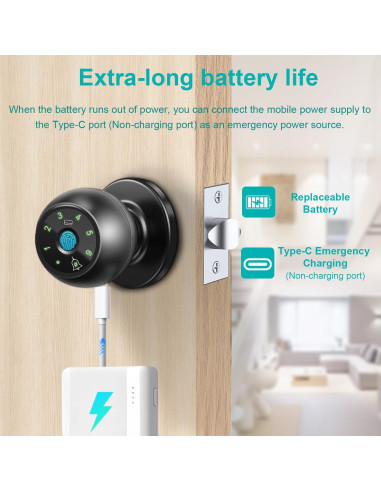 Cerradura Inteligente Kuelor DK-Q7-B Biométrica 5-en-1