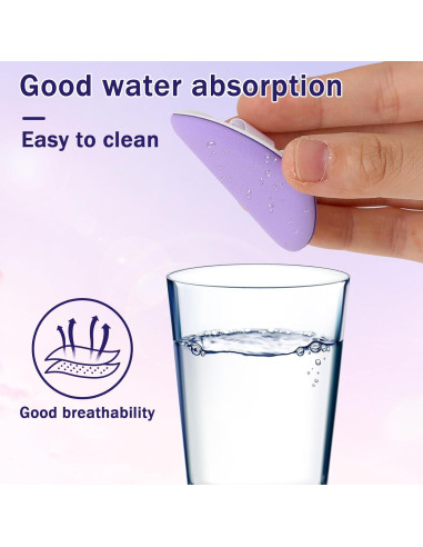 7 Esponjas de Maquillaje MOZEAT LENS Teardrop EVA 20x12cm