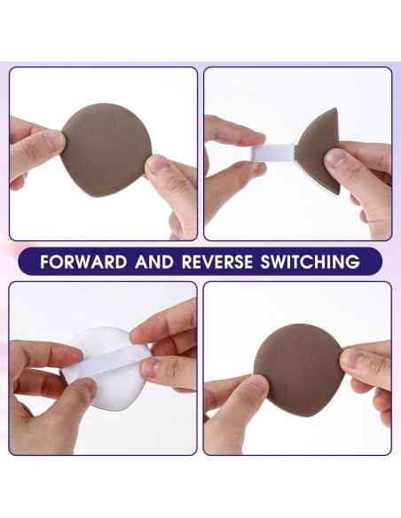 7 Esponjas de Maquillaje MOZEAT LENS Teardrop EVA 20x12cm