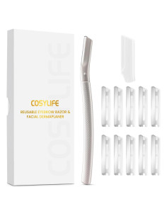 Afeitadora Facial COSYLIFE con 10 Cuchillas Reemplazables