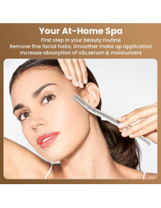 Afeitadora Facial COSYLIFE con 10 Cuchillas Reemplazables 2