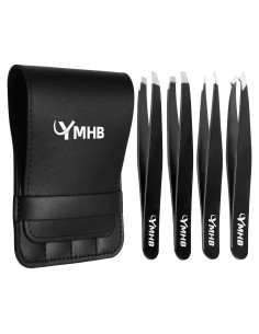 Juego de Pinzas de Precisión YMHB - 4 Piezas Acero Inoxidable