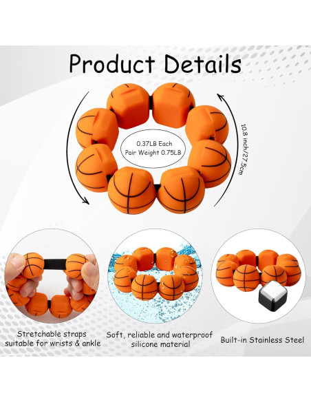 Pesas para Muñeca y Tobillo GQIRIL 0.16 kg - Entrenamiento