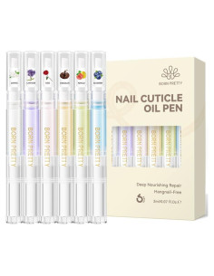 Set 6 Bolígrafos Aceite Cutículas BORN PRETTY - Hidratación Uñas