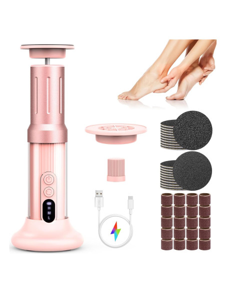 Removedor de Callos Eléctrico Slyhaw 2 en 1 Rosa 2000RPM