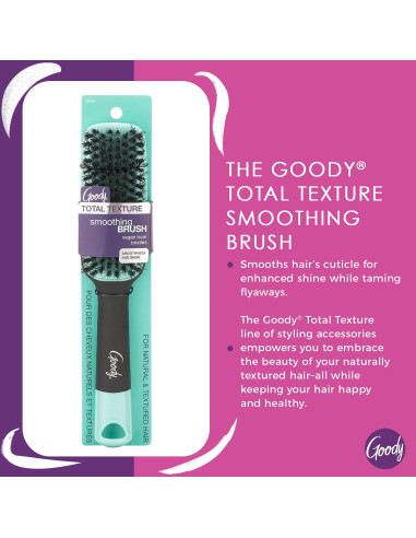 Cepillo Alisador Goody Total Texture - Cerdas Veganas 23.2cm