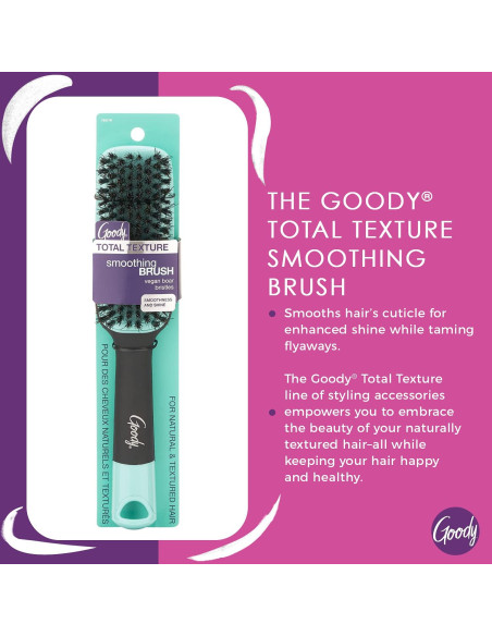 Cepillo Alisador Goody Total Texture - Cerdas Veganas 23.2cm