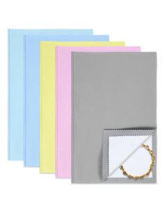 Paños de Pulido de Joyería Josojoou 5 Pcs 30.9x24.9cm