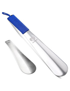 Cuchara para zapatos Numplar de acero inoxidable 30.48 cm azul