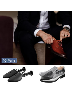 Estiradores de Zapatos Ajustables Honeydak - 10 Pares 2