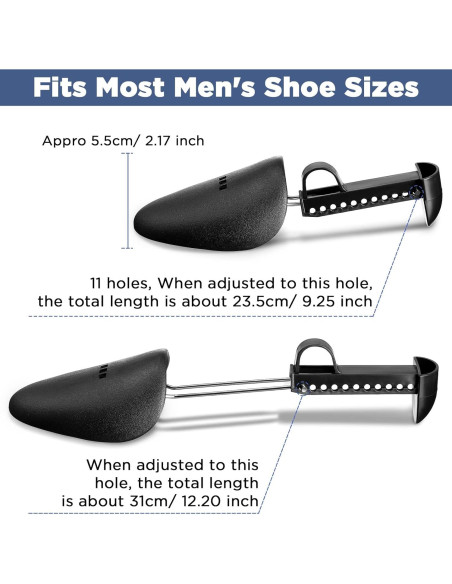 Estiradores de Zapatos Ajustables Honeydak - 10 Pares