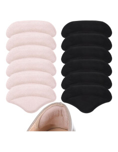 6 Pares Almohadillas Talones Wanmu Anti-deslizantes Suaves