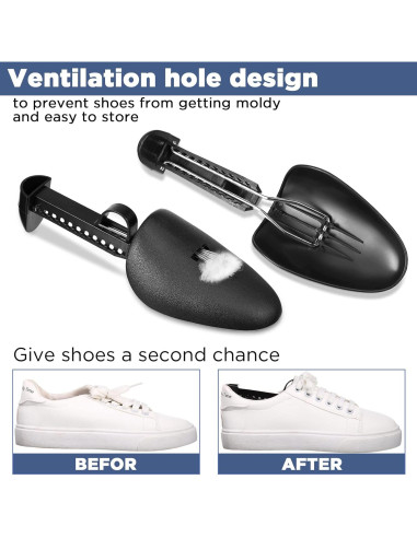 Estiradores de Zapatos Ajustables Honeydak - 10 Pares