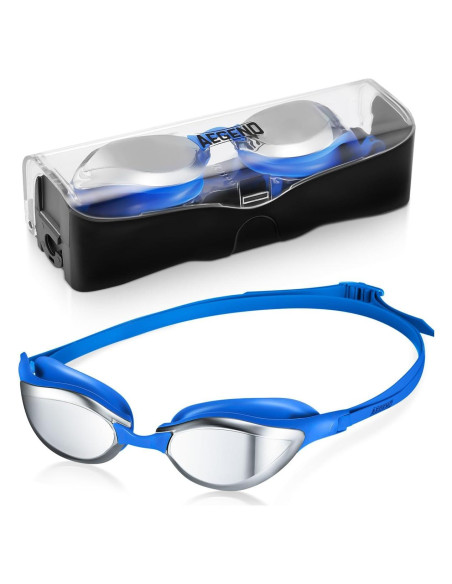 Gafas de Natación Aegend Adulto Espejadas Antiempañantes