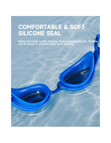 Gafas de Natación Aegend Adulto Espejadas Antiempañantes