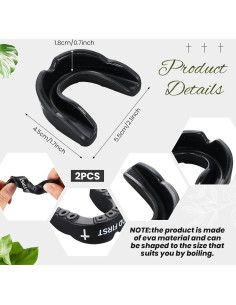 Protectores Bucales Cruzados Yaomiao 2 Pcs para Deportes 2