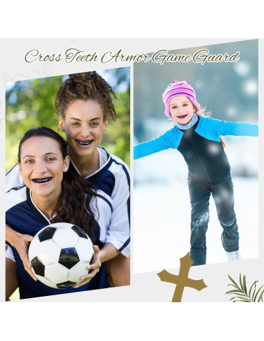 Protectores Bucales Cruzados Yaomiao 2 Pcs para Deportes