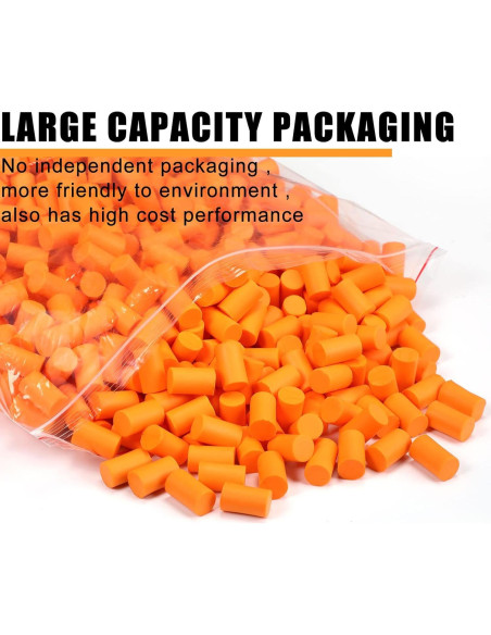 500 Pares de Tapones de Espuma Sratte para Dormir 32dB