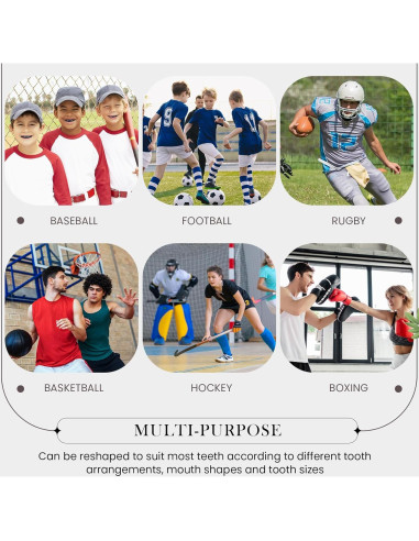 Protectores Bucales Cruzados Yaomiao 2 Pcs para Deportes