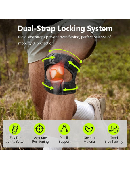 Férula de Rodilla Patella Soloever Ajustable para Dolor