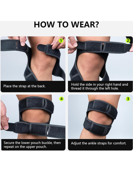 Férula de Rodilla Patella Soloever Ajustable para Dolor