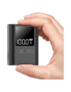 Bomba de Aire Eléctrica FRG HT08 Portátil 100 PSI con Manómetro