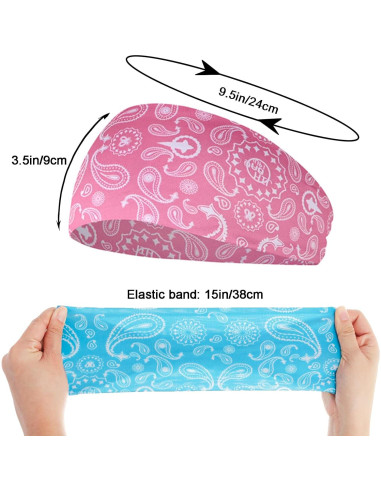 Cinta Deportiva Gvhntk 9 Piezas Coloridas para Sudor