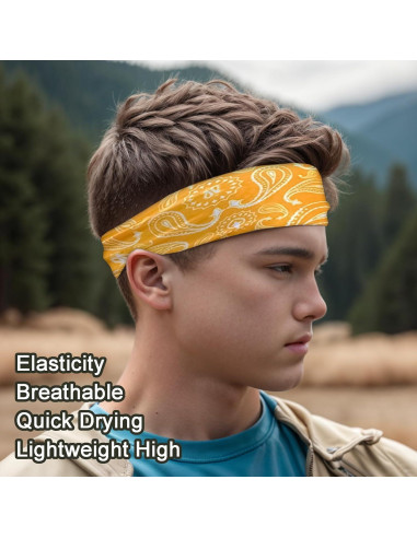 Cinta Deportiva Gvhntk 9 Piezas Coloridas para Sudor