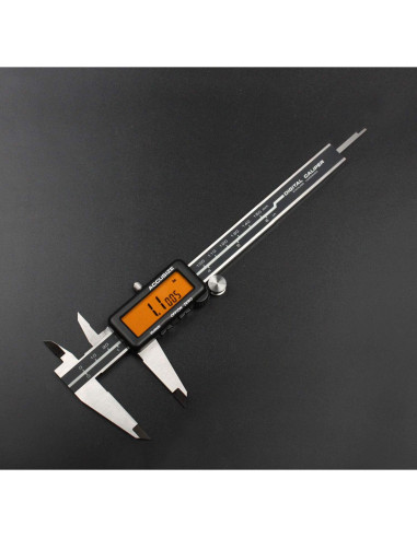 Calibrador Digital Electrónico Accusize 0-150 mm LCD Amarillo