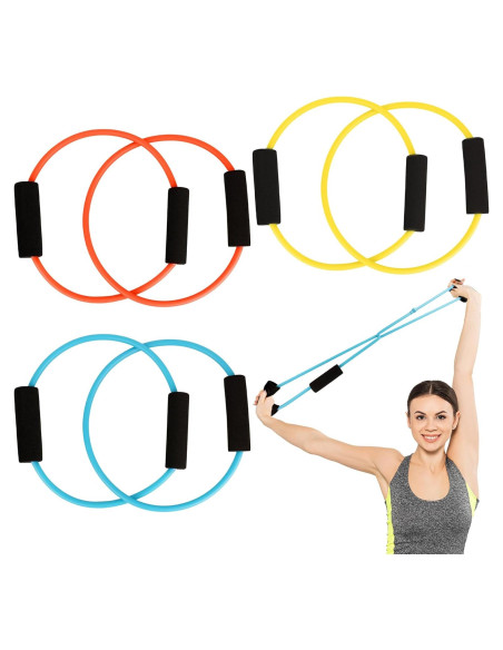 Set de 3 Bandas de Resistencia Doble Norcoin para Pilates