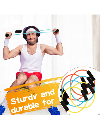 Set de 3 Bandas de Resistencia Doble Norcoin para Pilates