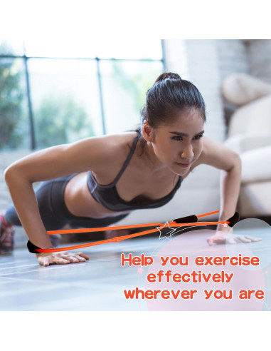 Set de 3 Bandas de Resistencia Doble Norcoin para Pilates