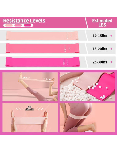 Kit de Pilates XinM 13 Piezas con Anillo y Pelota de 25 cm