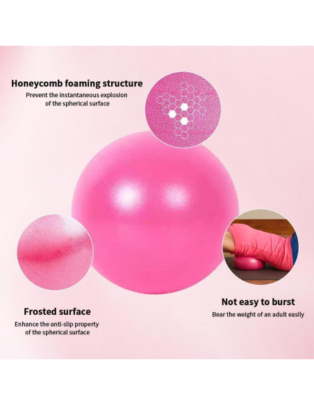 Kit de Pilates XinM 13 Piezas con Anillo y Pelota de 25 cm