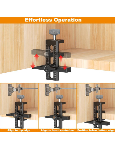 Plantilla de Montaje de Puertas de Gabinete Puriwood 2 en 1