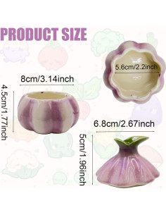 Tarro de Cerámica en Forma de Cebolla LOTIKOU 150ml 2