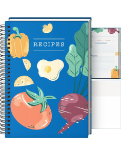 Carpeta de Recetas BOYJIS con Bloc Impermeable y Pestañas 2