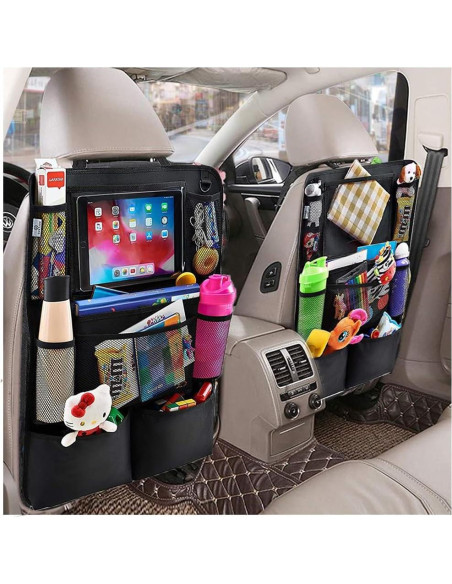 Organizador de Auto Genérico para Asiento Trasero con Soporte para Tableta 27.94 cm