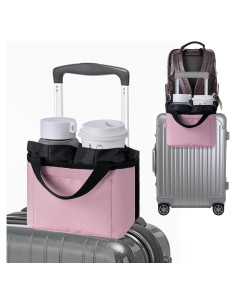 Soporte para Taza de Equipaje WIROTA Rosa - Multifuncional