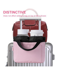 Soporte para Taza de Equipaje WIROTA Rosa - Multifuncional 2